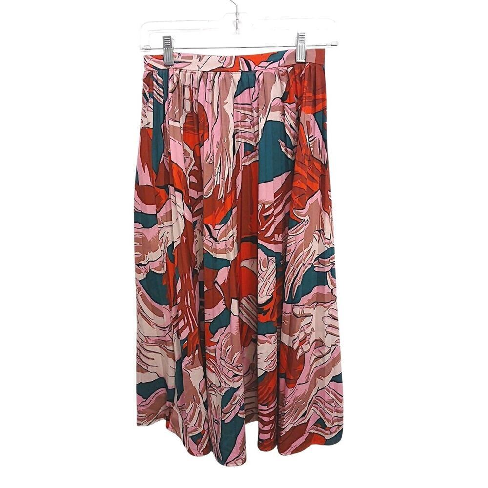 David Salle Fine Arts HANDS Full Skirt Sz Small Pleated Y.S MAG Studio Ecclectic
